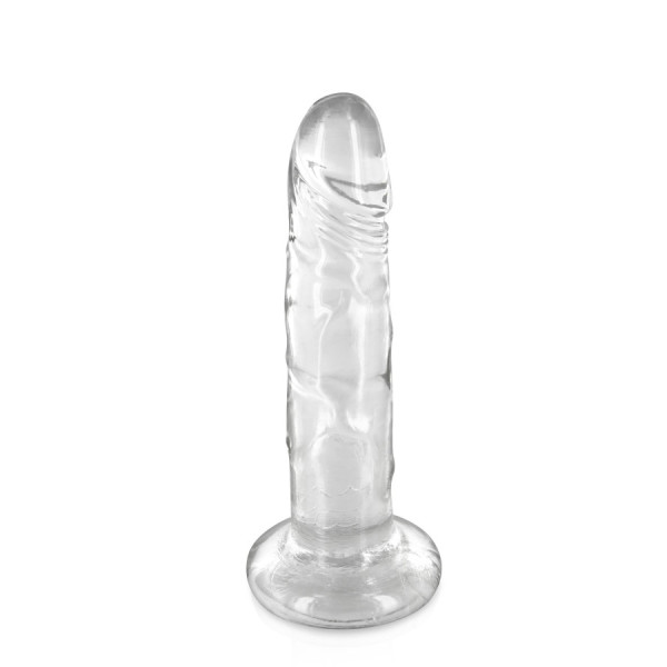 Gode dong jelly transparent ventouse 18cm 
